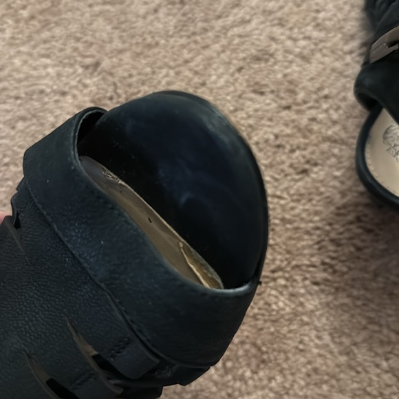 Vince Camuto Eliaz Heeled Strappy Gladiator Dress Sandals Black Leather Size 7 - Picture 9 of 14